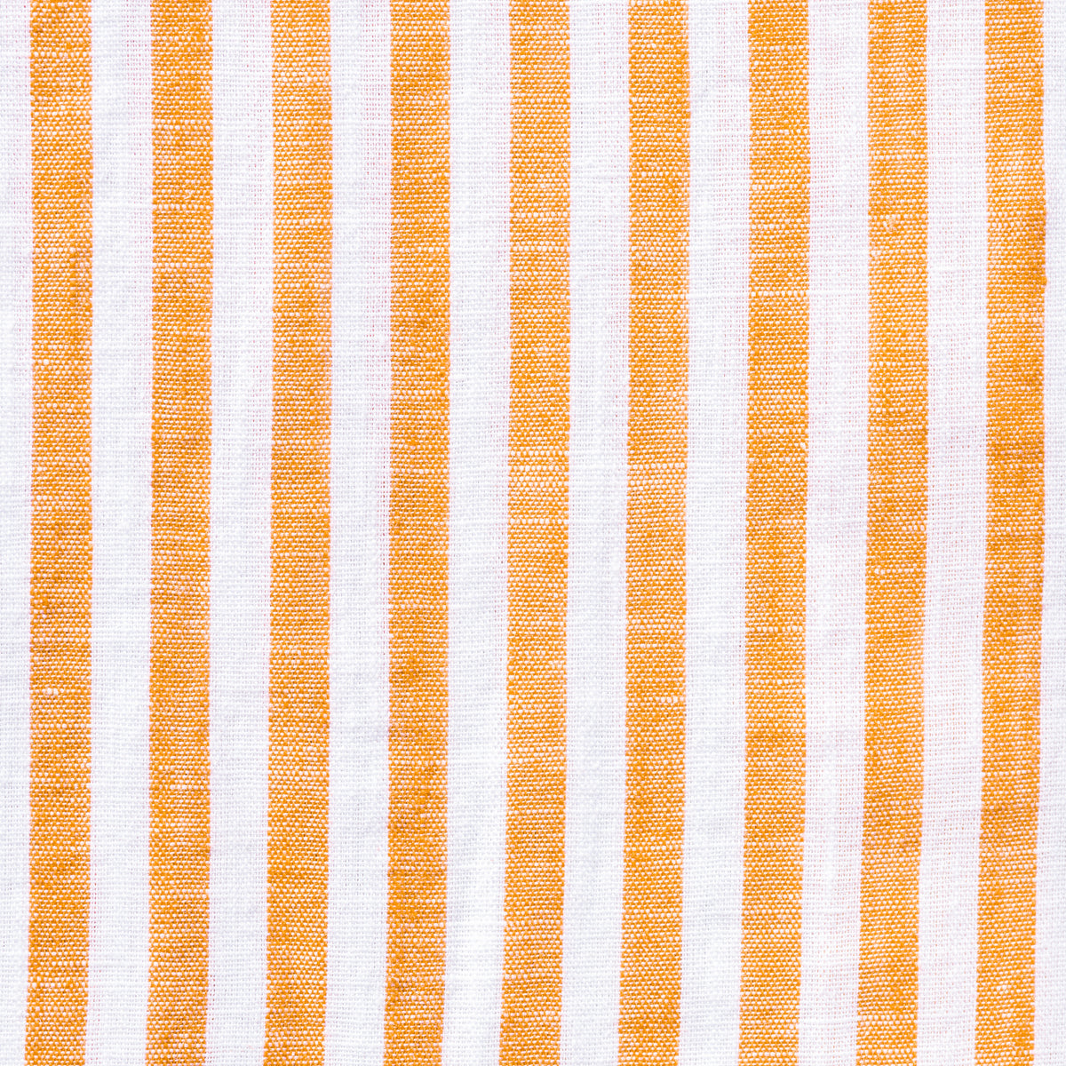 Stanford Stripe FROG Linen Shirt - Orange Shirts EightX