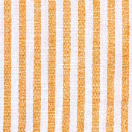 Stanford Stripe FROG Linen Shirt - Orange Shirts EightX
