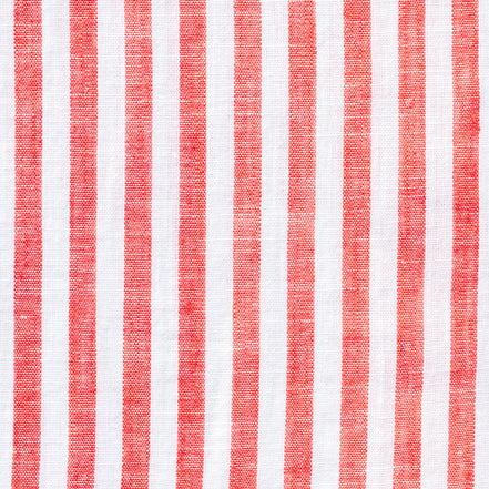 Stanford Stripe FROG Linen Shirt - Red Shirts EightX