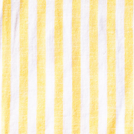 Stanford Stripe FROG Linen Shirt - Yellow Shirts EightX