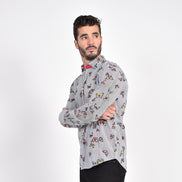 Stripes and Butterflies Button Down Shirt Shirts Eight-X