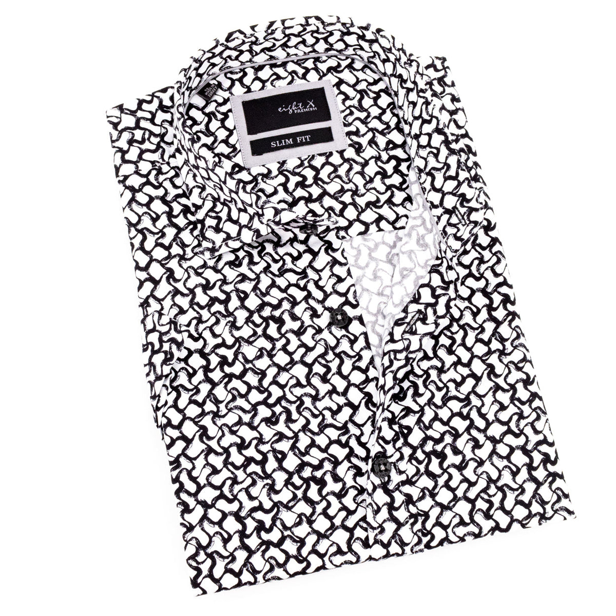 Tectonic Short Sleeve Shirt Shirts Eight-X WHITE S
