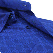 Temple Window Jacquard Button Down Shirt Shirts Eight-X