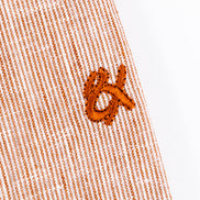 The Boardwalk Linen Button Down Shirt - Burnt Orange Shirts Eight-X