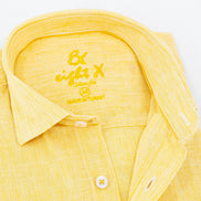 The Boardwalk Linen Button Down Shirt - Golden Yellow Shirts Eight-X