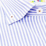 The Softest Stripe - Colores Edition FROG Shirt - Dusk Blue Shirts EightX