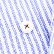 The Softest Stripe - Colores Edition FROG Shirt - Dusk Blue Shirts EightX