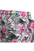 Tropical Flora Print Swim Trunks Swim Wear EightX