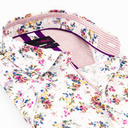 Vintage Blossom Short Sleeve Shirt Shirts Eight-X