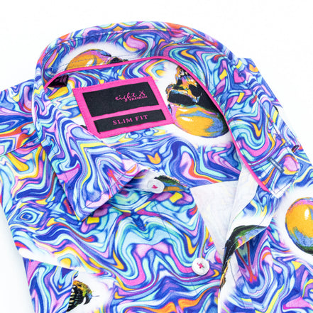Wicked Trip Short Sleeve Button Down Shirt Shirts Eight-X