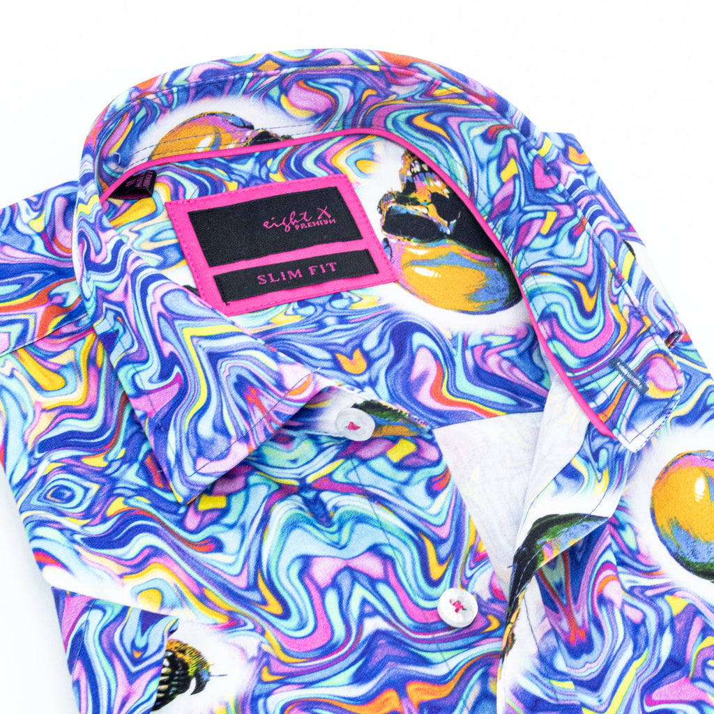 Wicked Trip Short Sleeve Button Down Shirt Shirts Eight-X