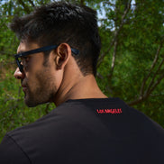 Static Graphic T-Shirt – Black T-Shirts Eight-X