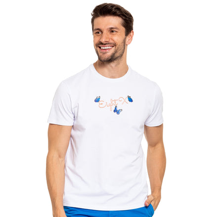 The Meadow 8X Street T-Shirt - White Graphic T-Shirts Eight-X WHITE S