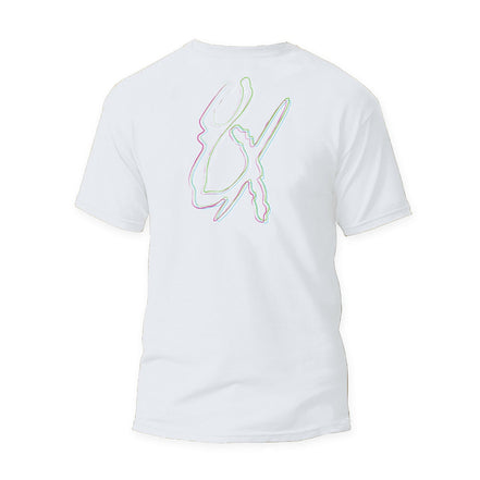 Frequency Logo Graphic T-Shirt - White  Eight-X