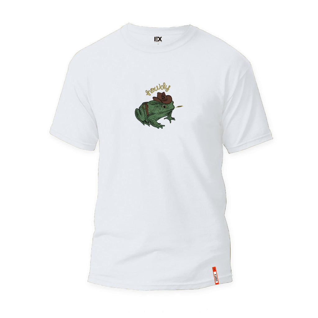 Howdy Graphic T-Shirt - White  Eight-X