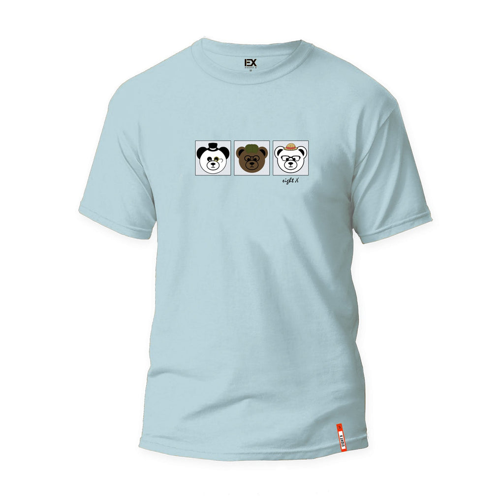 Three Bears Graphic T-Shirt - Sage Green  Eight-X
