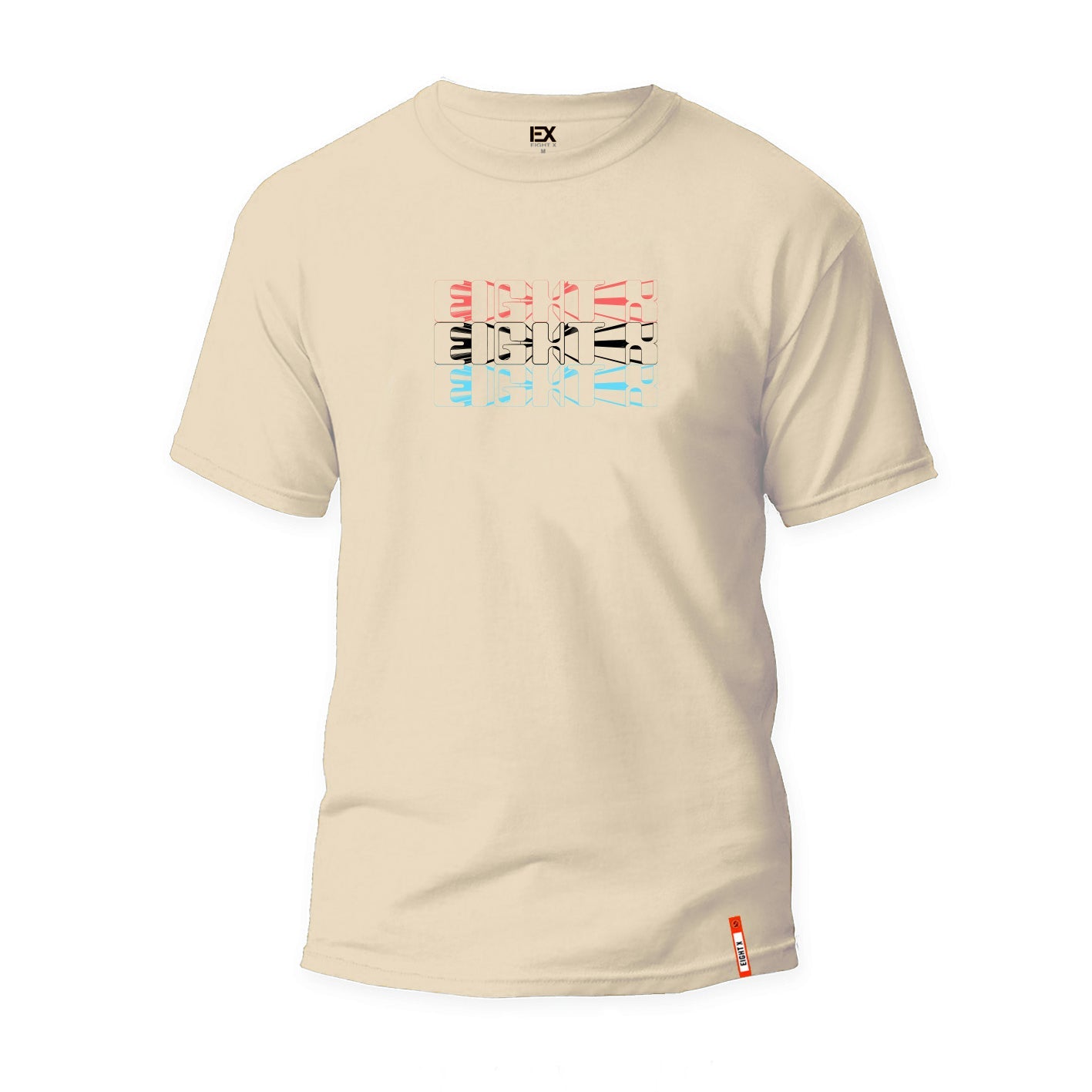 Rocket Pop Logo Graphic T-Shirt - Beige Graphic T-Shirts Eight-X
