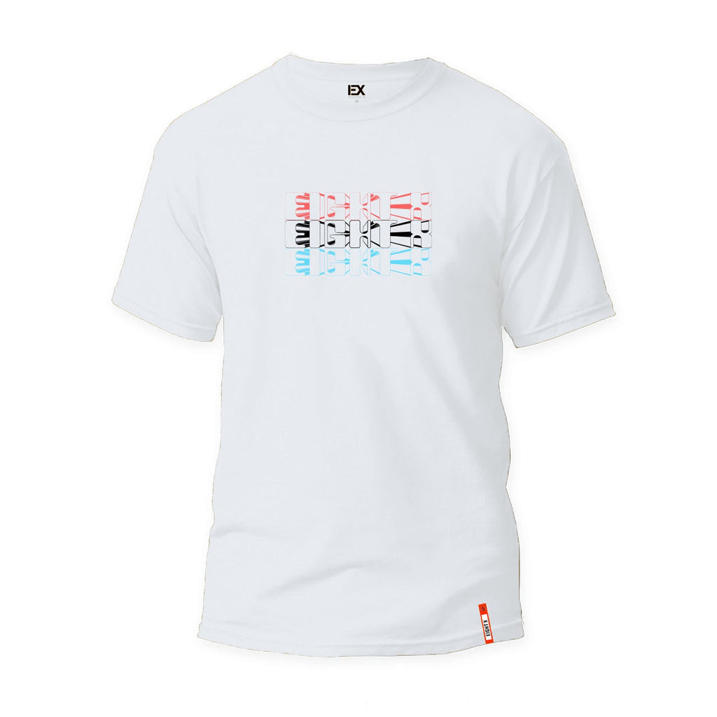 Rocket Pop Logo Graphic T-Shirt - White Graphic T-Shirts Eight-X