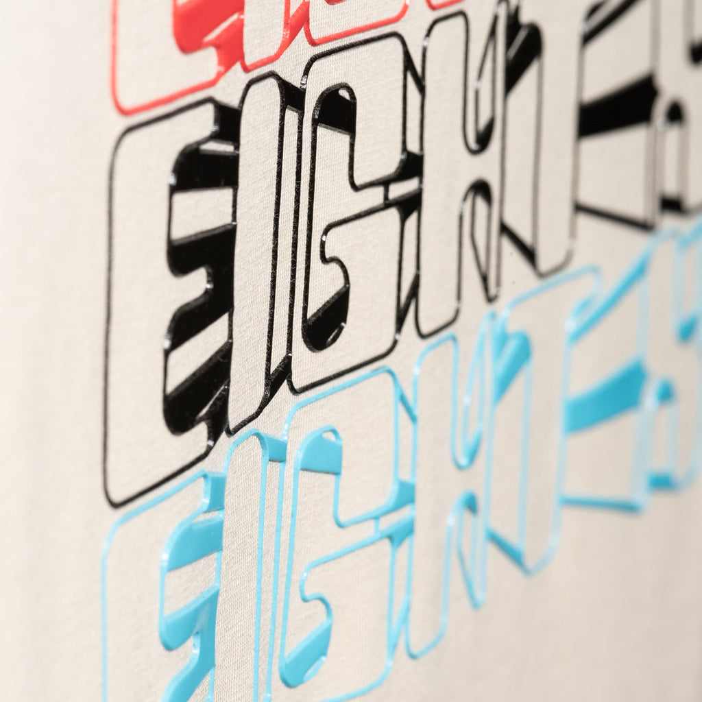 Rocket Pop Logo Graphic T-Shirt - Beige Graphic T-Shirts Eight-X