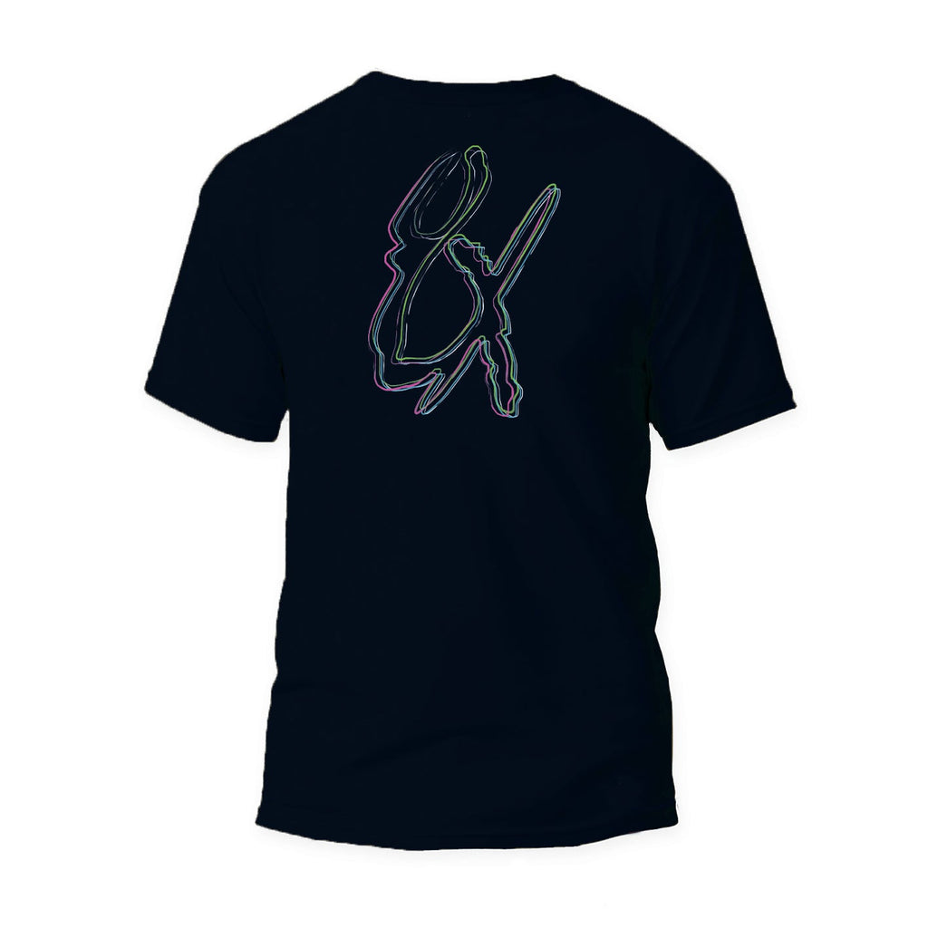 Frequency Logo Graphic T-Shirt - Navy  Eight-X