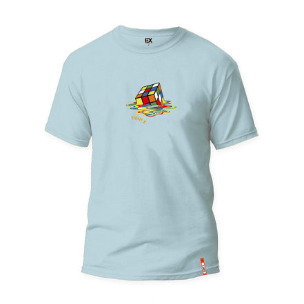 Cubed Graphic T-Shirt - Sage Green  Eight-X
