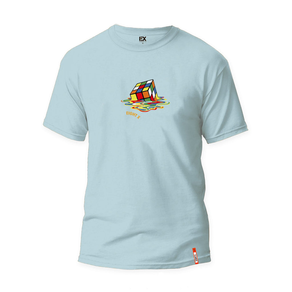 Cubed Graphic T-Shirt - Sage Green  Eight-X