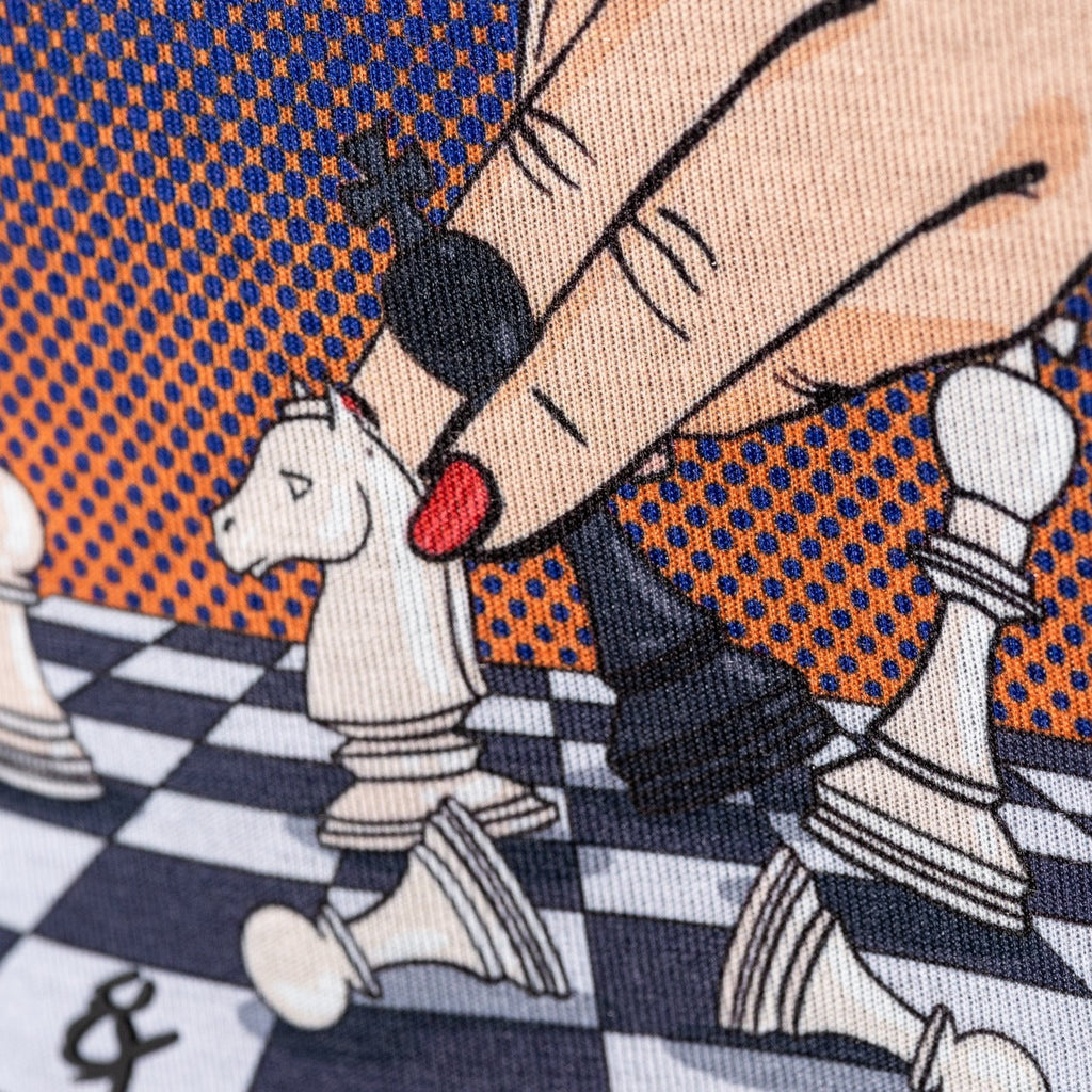 Knight Fall Graphic T-Shirt - White  Eight-X