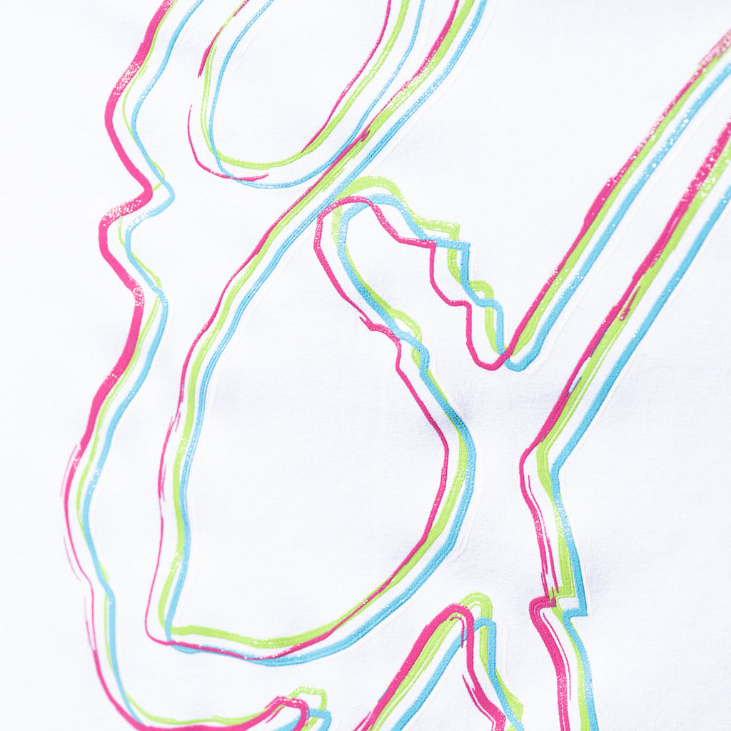 Frequency Logo Graphic T-Shirt - White  Eight-X