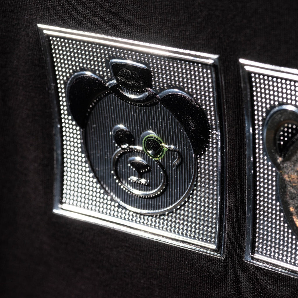 Three Bears Graphic T-Shirt - Black  Eight-X