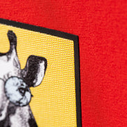 The Four Giraffes Graphic T-Shirt - Red  Eight-X