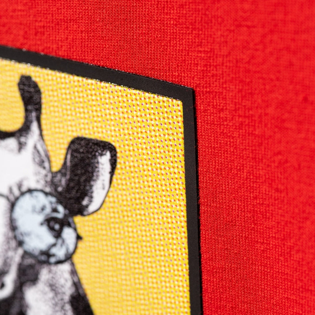 The Four Giraffes Graphic T-Shirt - Red  Eight-X