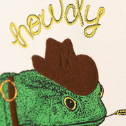 Howdy Graphic T-Shirt - Beige Graphic T-Shirts Eight-X