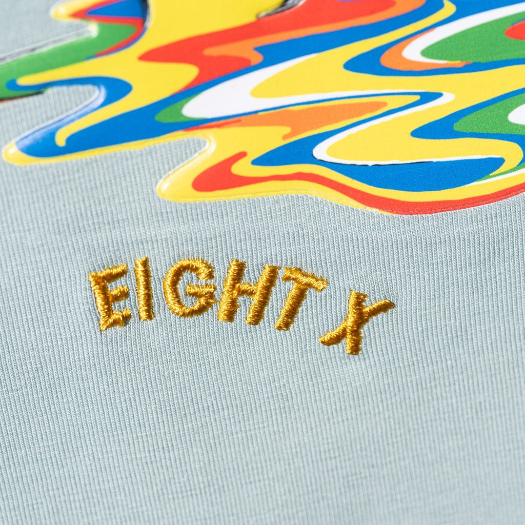 Cubed Graphic T-Shirt - Sage Green  Eight-X