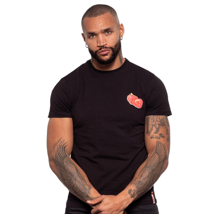 Strawberries Graphic T-Shirt - Black  Eight-X