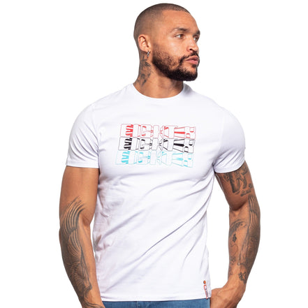 Rocket Pop Logo Graphic T-Shirt - White Graphic T-Shirts Eight-X