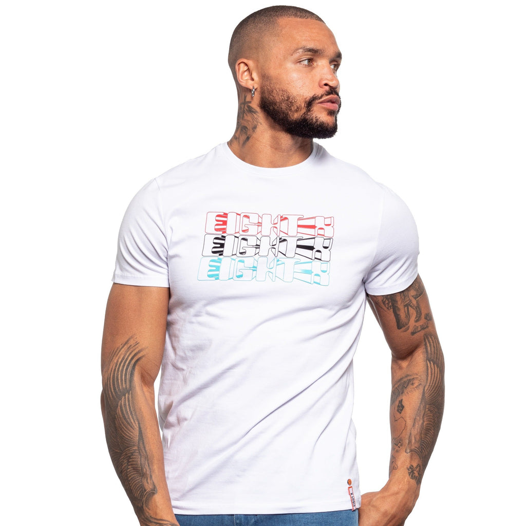 Rocket Pop Logo Graphic T-Shirt - White Graphic T-Shirts Eight-X