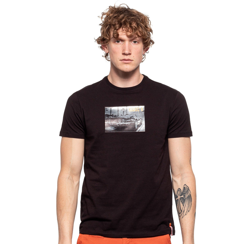 American Muscle Graphic T-Shirt - Black Graphic T-Shirts Eight-X