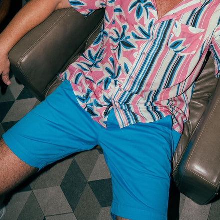 Sky Blue FROG Chino Shorts Shorts Eight-X   