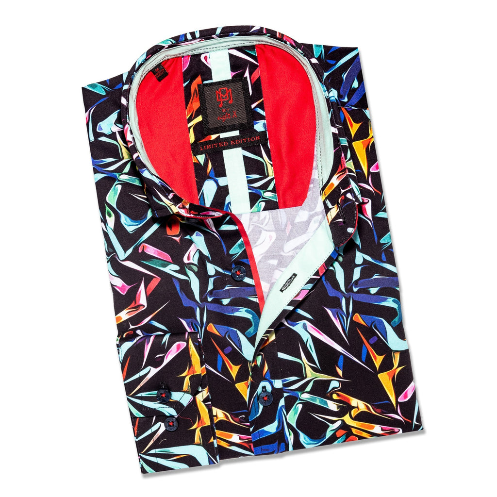 Nocturnal Reflection PM Edition Button Down Shirt Button Down Shirts Eight-X MULTI S 
