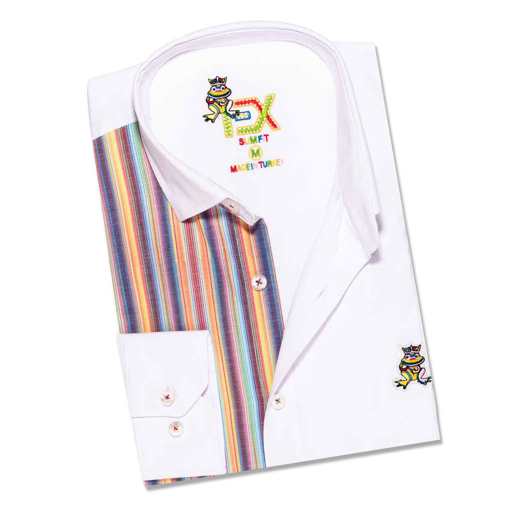 Colour Vision FROG Button Down Shirt  Eight-X   