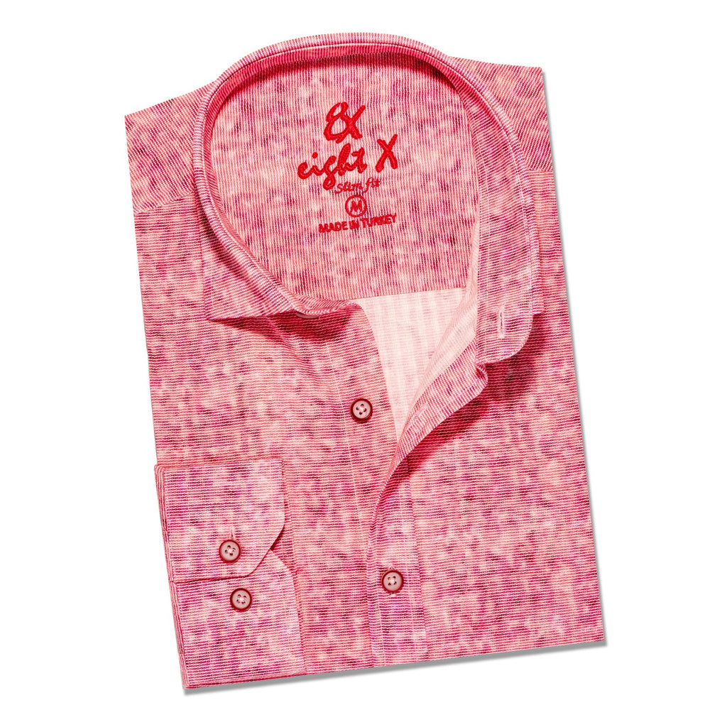 Red Trinitite Button Down Shirt  Eight-X   