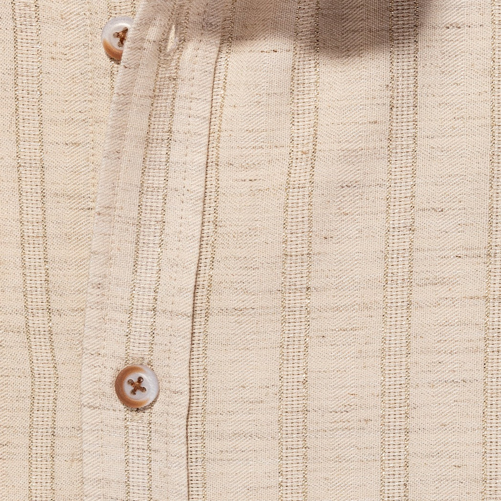 Royal Stitch Jacquard Button Down Shirt - Desert Sand  Eight-X   