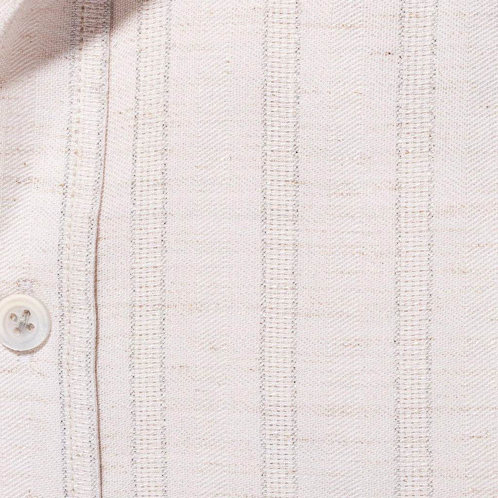 Royal Stitch Jacquard Button Down Shirt - Antique White  Eight-X   