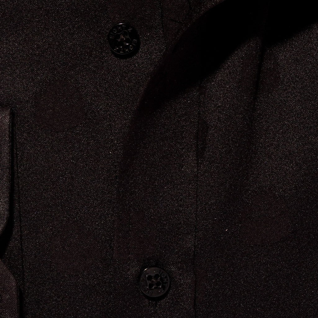 Skull Jacquard Button Down Shirt - Black Button Down Shirts Eight-X   