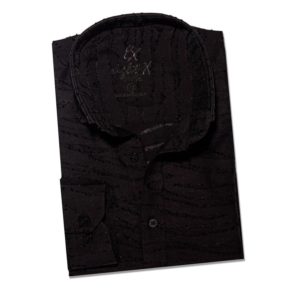 Scorcher Jacquard Button Down Shirt  Eight-X   