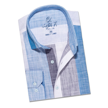 Thick Stripes Button Down Shirt  Eight-X   