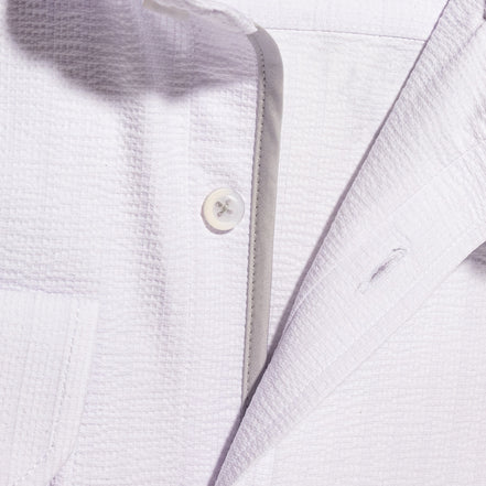 Piped Seersucker Button Down Shirt Button Down Shirts Eight-X   