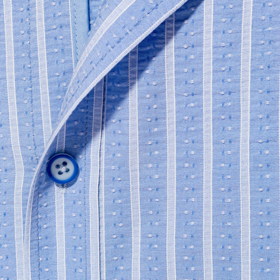 Regatta Seersucker Striped Button Down Shirt Button Down Shirts Eight-X   