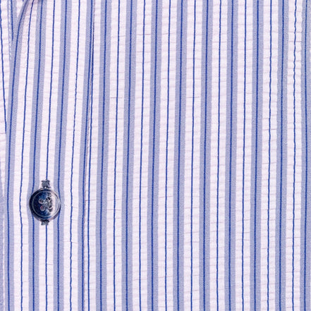 Extra Striped Seersucker Button Down Shirt Button Down Shirts Eight-X   