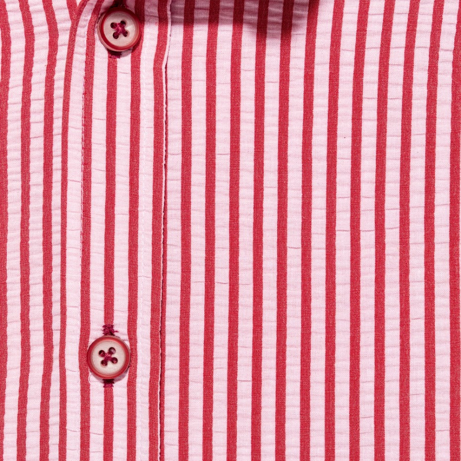 Striped Seersucker Button Down Shirt Button Down Shirts Eight-X